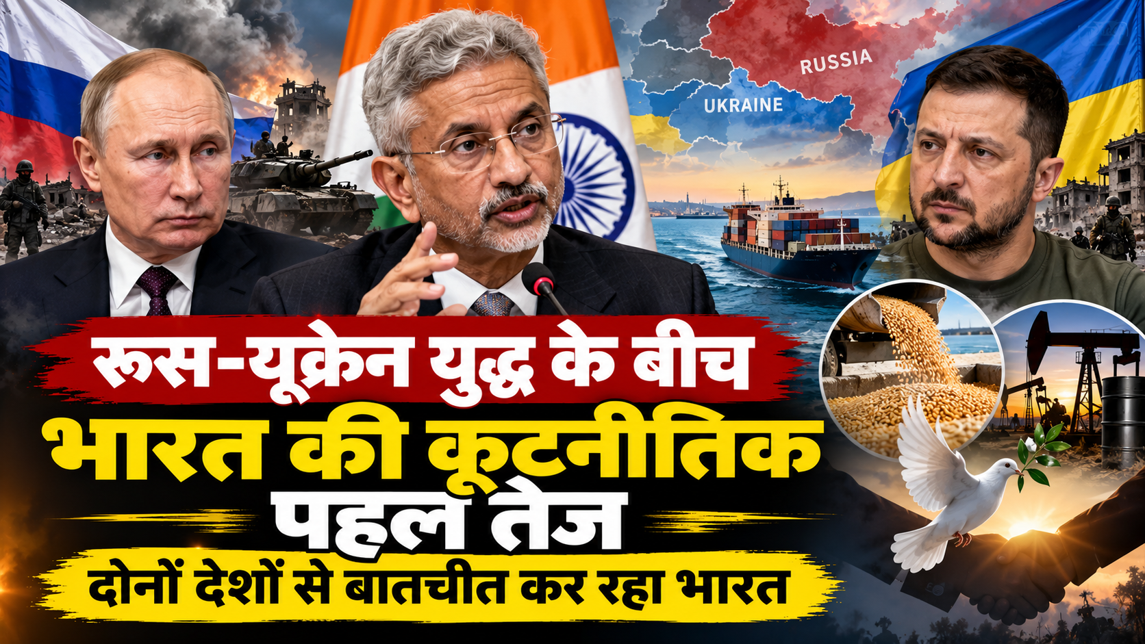 रूस-यूक्रेन युद्ध के बीच भारत की कूटनीतिक पहल तेज, दोनों देशों के संपर्क में नई दिल्ली