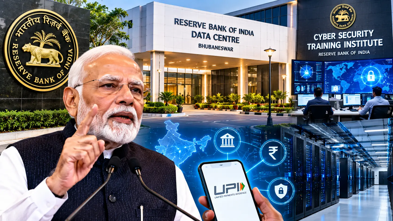 डिजिटल बैंकिंग को सुरक्षित बनाने की तैयारी, ओडिशा में RBI के डेटा सेंटर और साइबर सुरक्षा संस्थान का उद्घाटन