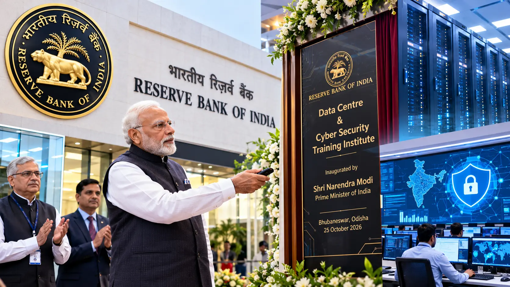 RBI के नए डेटा सेंटर और साइबर सुरक्षा संस्थान का उद्घाटन, डिजिटल बैंकिंग को सुरक्षित बनाने पर जोर