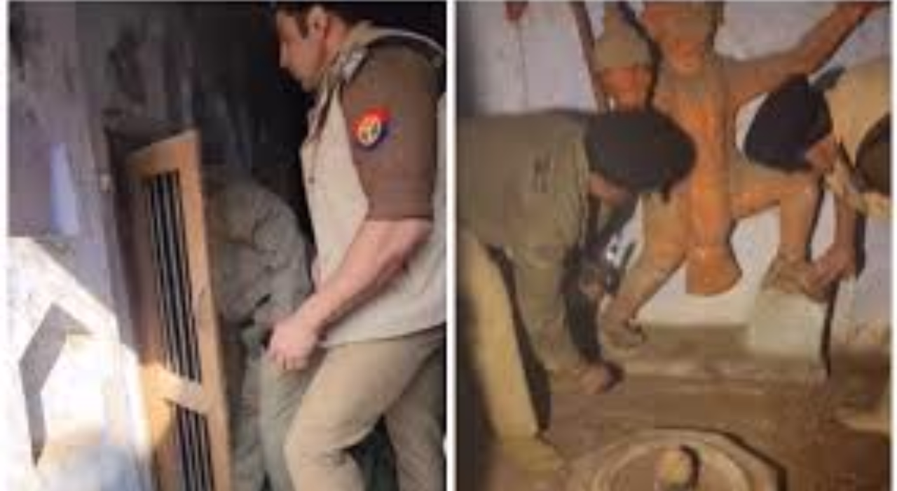 Sambhal के मुस्लिम इलाके में धूल से सने बजरंगबली, शिवलिंग मिले, 46 साल तक मंदिर में थे बंद, अब अखिलेश ने दिया ये बयान 1 New Project 88